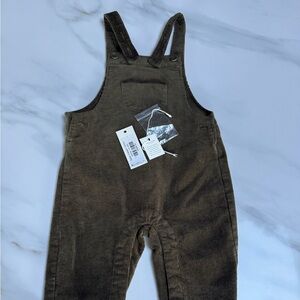 Rilee + Cru “Army” Brown Corduroy Overalls